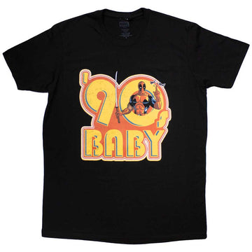 Marvel Comics Unisex T-Shirt: Deadpool '90s Baby (Black)