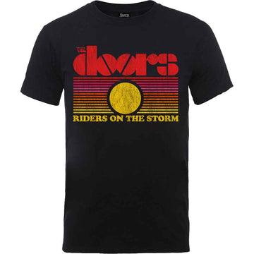 The Doors Unisex T-Shirt: ROTS Sunset (Black)