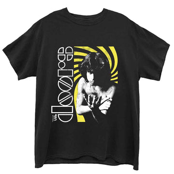 The Doors Unisex T-Shirt: Jim Spinning (Black)