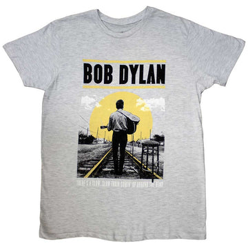 Bob Dylan Unisex T-Shirt: Slow Train (Grey)