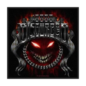 Disturbed - Chrome Smiley - Patch