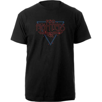Foo Fighters Unisex T-Shirt: Black Disco Outline (Black)