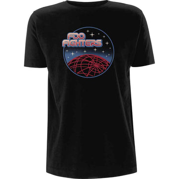 Foo Fighters Unisex T-Shirt: Vector Space (Black)