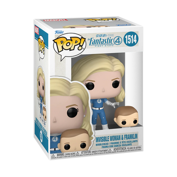 Marvel - The Fantastic Four: First Steps - Invisible Woman And Franklin - Bobble-Head Funko Pop! (1514)