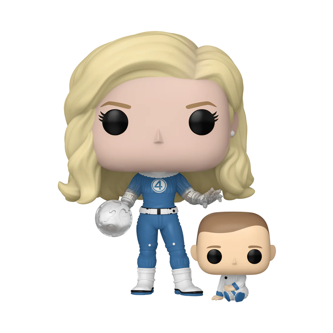 Marvel - The Fantastic Four: First Steps - Invisible Woman And Franklin - Bobble-Head Funko Pop! (1514)