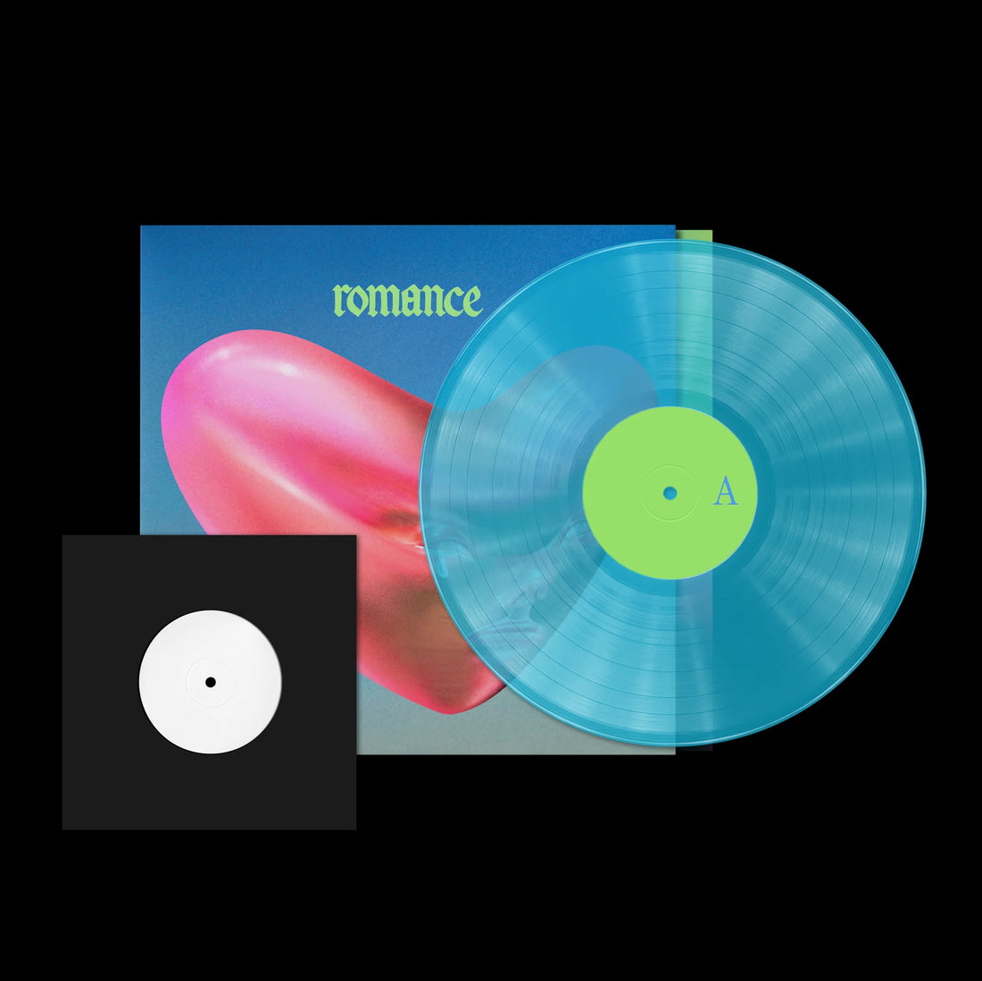 Fontaines D.C. - Romance (Bonus Edition) - LP - Turquoise Blue Vinyl + Bonus Black Vinyl 7''