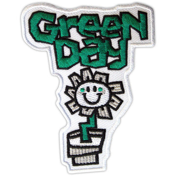 Green Day Standard Patch: Flower Pot