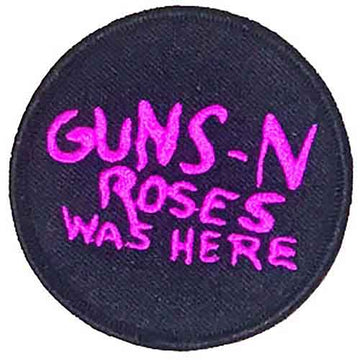 Guns N' Roses Circular Standard Patch: Was Here