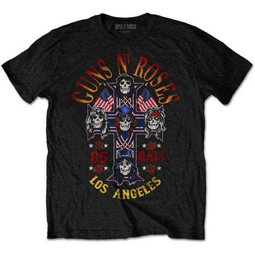 Guns N' Roses Unisex T-Shirt: Cali' '85 (Black)