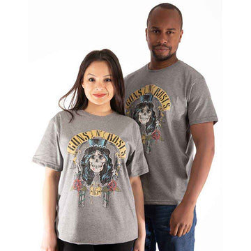 Guns N' Roses Unisex T-Shirt: Slash '85 - Grey