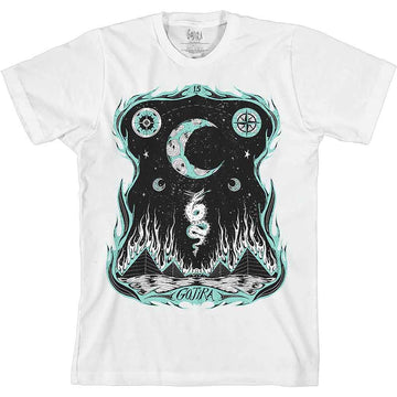 Gojira Unisex T-Shirt: Dragons Dwell - White