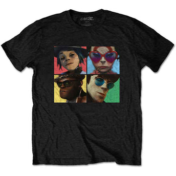Gorillaz Unisex T-Shirt: Humanz (Black)