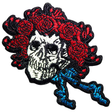 Grateful Dead Circular Standard Patch: Bertha Skull Small