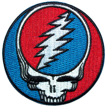 Grateful Dead Circular Standard Patch: Steal Your Face Classic