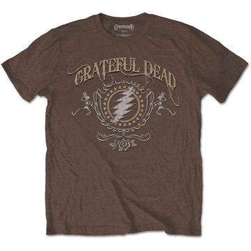 Grateful Dead Unisex T-Shirt: Bolt (Brown)