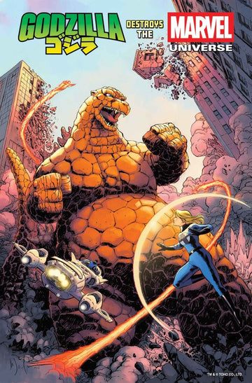 Marvel - Godzilla Destroys the Marvel Universe #1 - Dave Wachter Marvelized Thing-Zilla Variant (Jul 16)