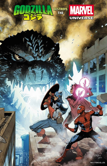 Marvel - Godzilla Destroys the Marvel Universe #1 - Leinil Francis Yu Foil Variant (Jul 16)