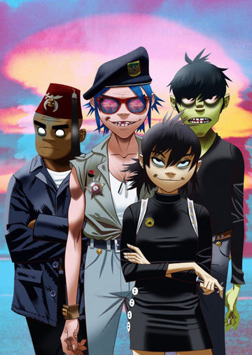 Gorillaz - Pink Cloud - Mini Poster