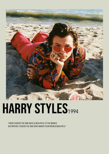 Harry Styles - Beach - Mini Poster