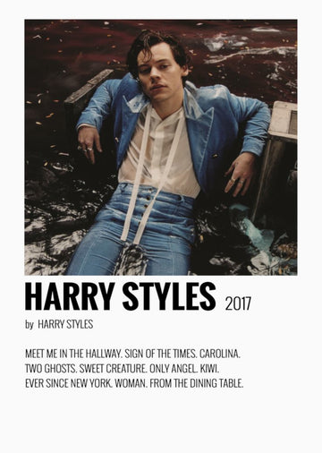 Harry Styles - Blue - Mini Poster
