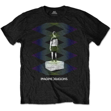 Imagine Dragons Unisex T-Shirt: Zig Zag (Black)