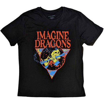 Imagine Dragons Unisex T-Shirt: Skeleton Flute (Black)