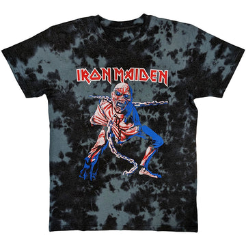 Iron Maiden Unisex T-Shirt: Eddie Piece Of Mind (Black) (Wash Collection)