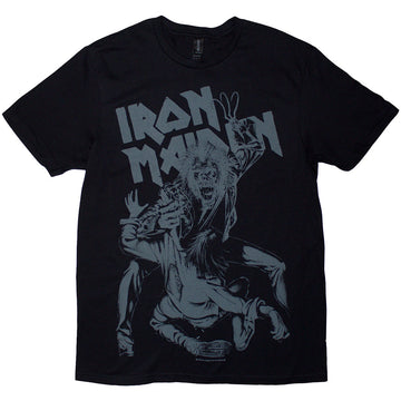 Iron Maiden Unisex T-Shirt: No Prayer Claw Jumbo Grey (Black)
