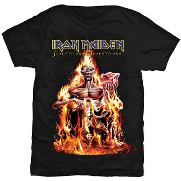 Iron Maiden Unisex T-Shirt: Seventh Son - Black
