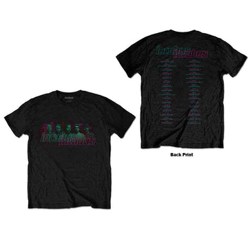 Incubus Unisex T-Shirt: 17 Tour (Black) (Back Print)