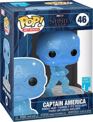 Marvel: The Infinity Saga - Captain America - Bobble-Head Funko Pop! Art Series (46)