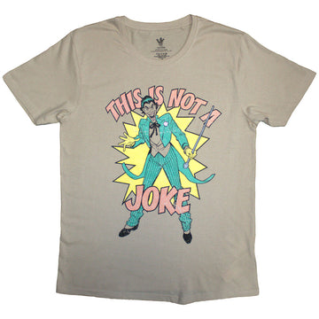 DC Comics Unisex T-Shirt: This Is Not A Joke (Sand)