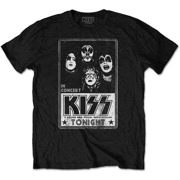 KISS Unisex T-Shirt: Tonight - Black