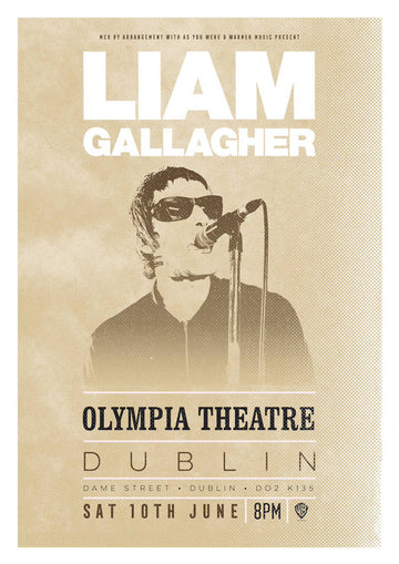 Liam Gallagher – Olympia – Dublin - Mini Poster