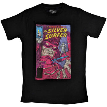 Marvel Comics Unisex T-Shirt: Galactus & Silver Surfer (Black)