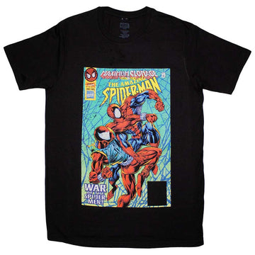 Marvel Comics Unisex T-Shirt: War Of The Spider-Men Comic Cover (Black)