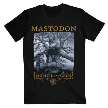 Mastodon Unisex T-Shirt: Hushed & Grim Cover - Black