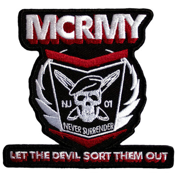 My Chemical Romance Standard Patch: MCRMY Never Surrender