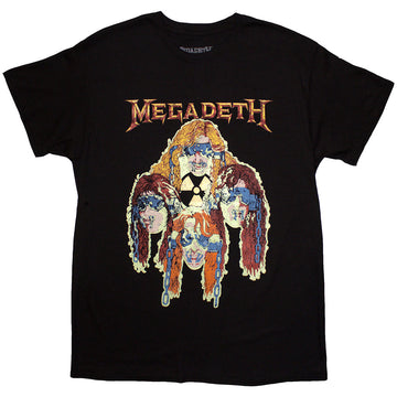 Megadeth Unisex T-Shirt: Nuclear Glowheads (Black)
