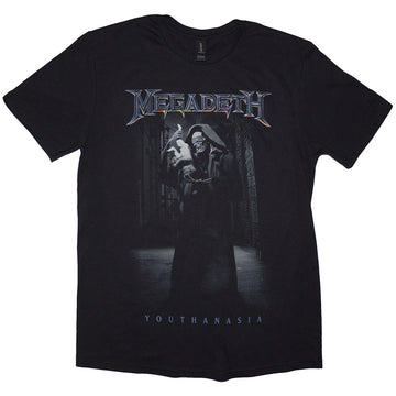Megadeth Unisex T-Shirt: Youthanasia The Broker (Black)