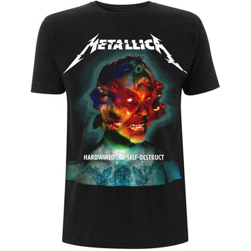 Metallica Unisex T-Shirt: Hardwired Album Cover (Black)