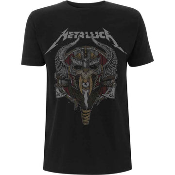 Metallica Unisex T-Shirt: Viking (Black)