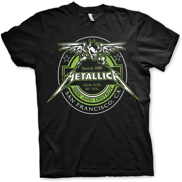 Metallica Unisex T-Shirt: Fuel (Black)