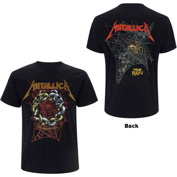 Metallica Unisex T-Shirt: Ruin/Struggle (Back Print) - Black