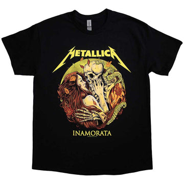 Metallica Unisex T-Shirt: Inamorata (Black)