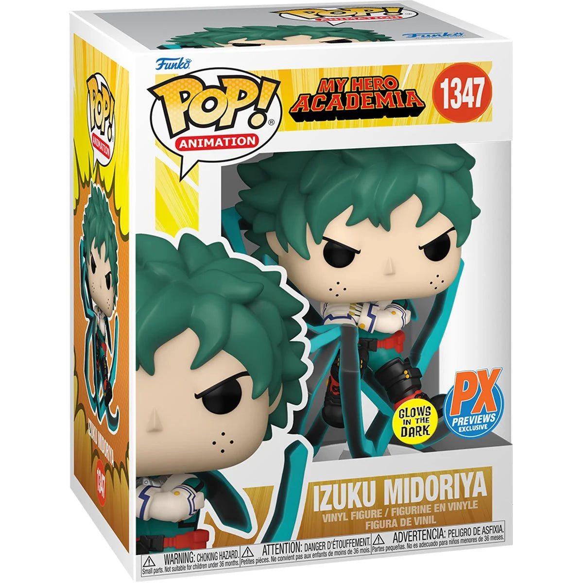 My Hero Academia Izuku Midoriya (Deku) Glow in The Dark Special Edition Funko Pop! Animation (1347)