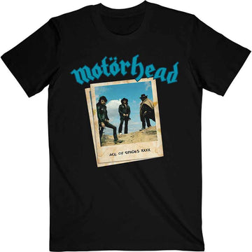 Motorhead Unisex T-Shirt: Ace of Spades Photo - Black