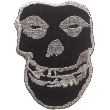 Misfits Standard Patch: Inverted Silver Skull
