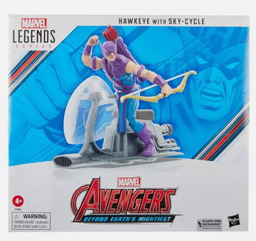 Marvel Legends Series - Hawkeye with Sky-Cycle - 15cm Action Figure by Hasbro