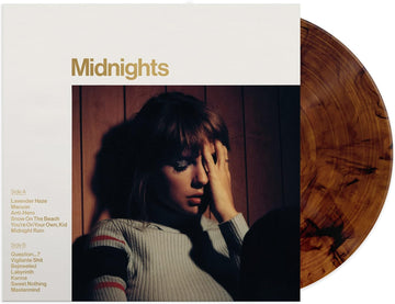 Taylor Swift - Midnights : Mahogany Edition - LP - Gatefold Mahogany Brown Marbled Vinyl
